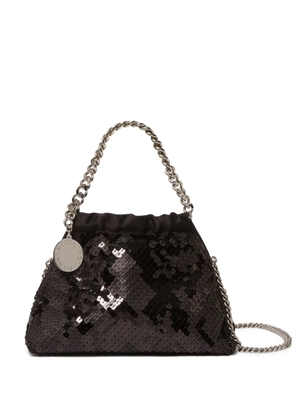 Stella McCartney Falabella sequin-embellished chain-strap mini bag - Black