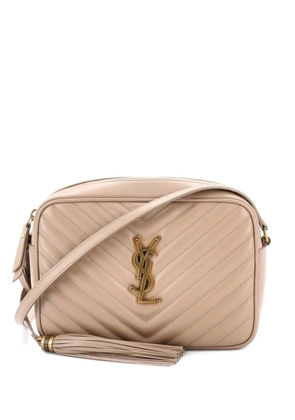 Saint Laurent Pre-Owned Lou Camera Bag Matelasse Chevron Leather Small crossbody bag - Neutrals