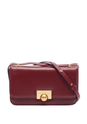 Bottega Veneta Pre-Owned flap-top leather cross body bag - Red