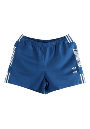 adidas x Willy Chavarria stripe shorts - Blue