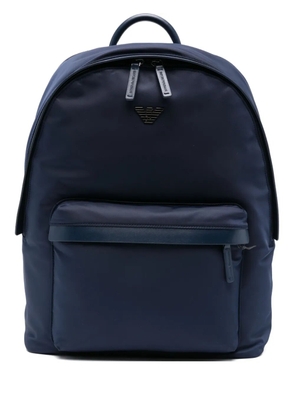Emporio Armani logo backpack - Blue