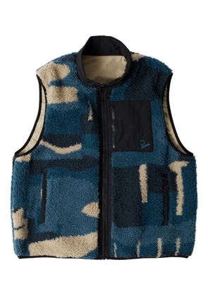 BY PARRA reversible bird vest - Blue