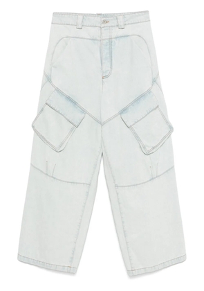 COUNTY OF MILAN wide cargo jeans - Blue