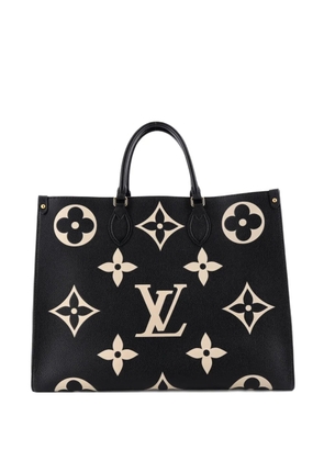Louis Vuitton Pre-Owned OnTheGo Bicolor Monogram Empreinte Giant GM tote bag - Black