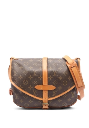 Louis Vuitton Pre-Owned 1992 30 Saumur monogram cross body bag - Brown