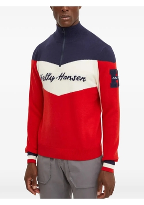 Helly Hansen zip-up colour-block sweater - Red