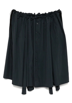 Yohji Yamamoto gathered skirt - Green