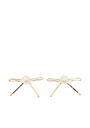 SHUSHU/TONG embellished earrings - Gold