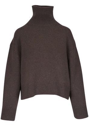 Nili Lotan funnel-neck sweater - Brown