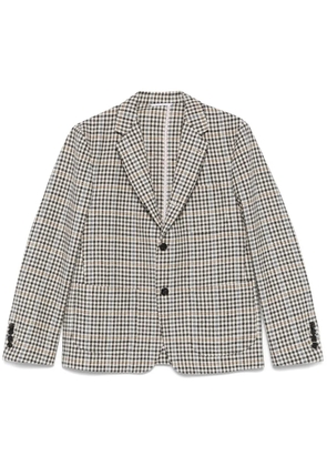 Thom Browne checked tweed blazer - Neutrals