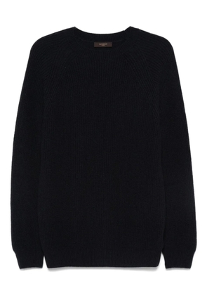 Zanone raglan-sleeves cashmere sweater - Blue