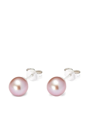Hatton Labs pearl stud earrings - Silver