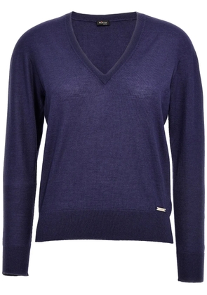 Kiton V-neck sweater - Blue