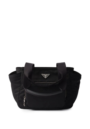 Prada Re-Nylon logo-detail tote bag - Black