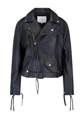 Setchu leather biker jacket - Black