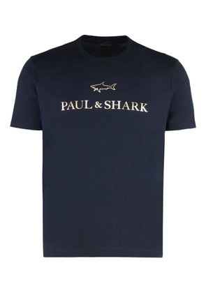 Paul & Shark logo-print T-shirt - Blue