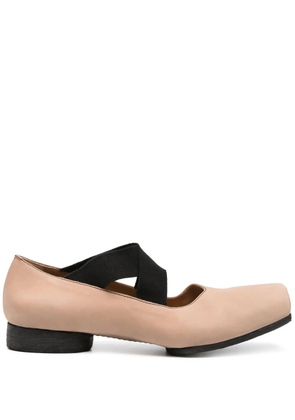Uma Wang suede ballerina shoes - Brown