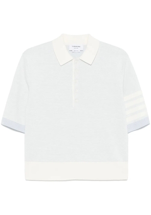 Thom Browne striped polo shirt - Blue
