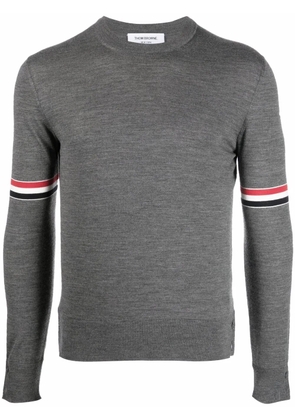 Thom Browne RWB-stripe jumper - Grey