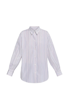 Paul Smith striped buttoned shirt - Blue