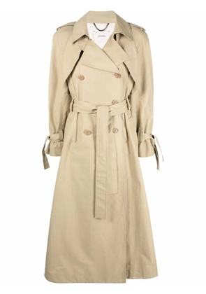 Dorothee Schumacher double-breasted trench coat - Neutrals