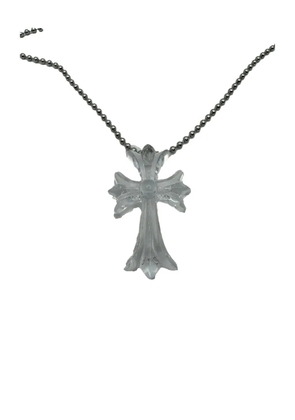 Chrome Hearts cross-pendant necklace - Silver