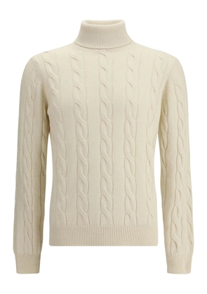 Aragona cable-knit sweater - Neutrals