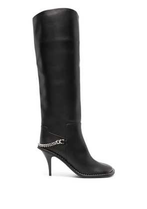Stella McCartney Ryder 110mm faux-leather knee-high boots - Black