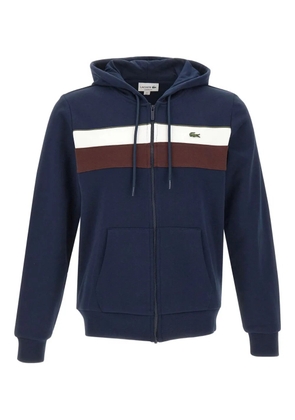 Lacoste zip-fastening hoodie - Blue