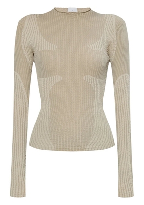 ROA fine ribbed long sleeves - Neutrals