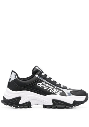 Versace Jeans Couture lo-top logo print sneakers - Black