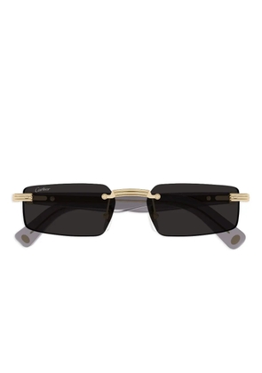 Cartier Eyewear rimless sunglasses - Gold