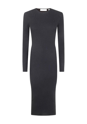FEAR OF GOD ESSENTIALS ribbed midi dress - Black
