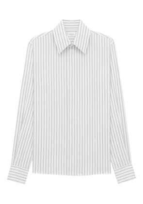Saint Laurent striped button shirt - Grey