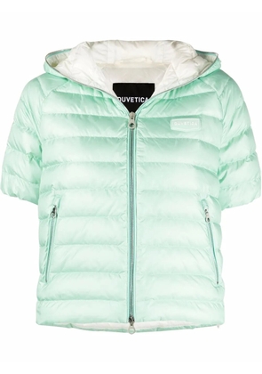 Duvetica Vernia short-sleeved puffer jacket - Green