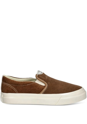 Stepney Workers Club suede slip-on sneakers - Brown