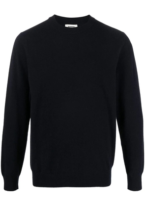 SANDRO fine-knit round neck jumper - Blue
