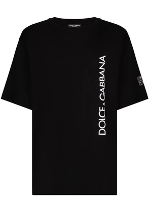 Dolce & Gabbana logo-print cotton T-shirt - Black