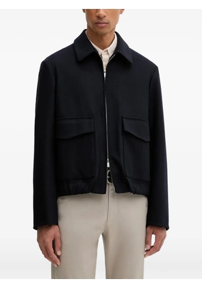 Barena flap-pocket zip-up jacket - Blue