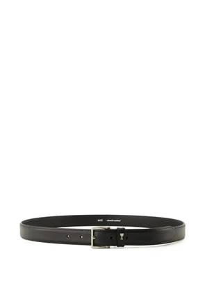AMI Paris Paris Paris leather belt (25mm) - Black