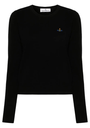 Vivienne Westwood Orb-embroidered jumper - Black
