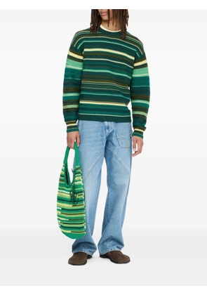 JW Anderson striped merino wool sweater - Green