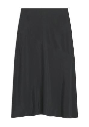 Maison Kitsuné slip midi skirt - Black