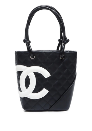 CHANEL Pre-Owned 2003-2004 Cambon Ligne tote bag - Black