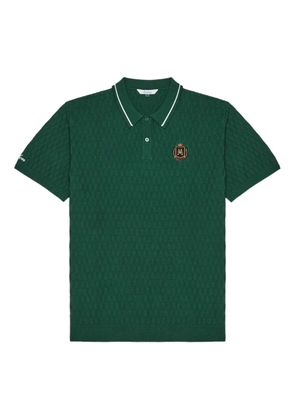 Malbon Golf crest knit polo - Green