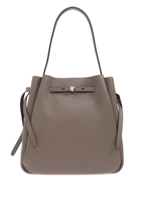 Tory Burch large Romy leather bucket bag - Brown