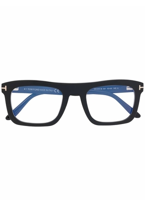 TOM FORD Eyewear polished-effect square-frame glasses - Black