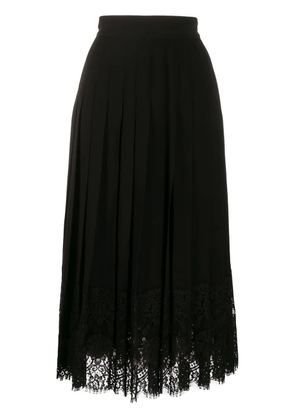 Dolce & Gabbana lace-trim maxi skirt - Black