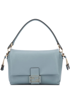 FENDI Mamma Baguette Medium drawstring shoulder bag - Blue