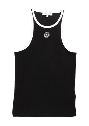 Sporty & Rich ribbed tank top - Black